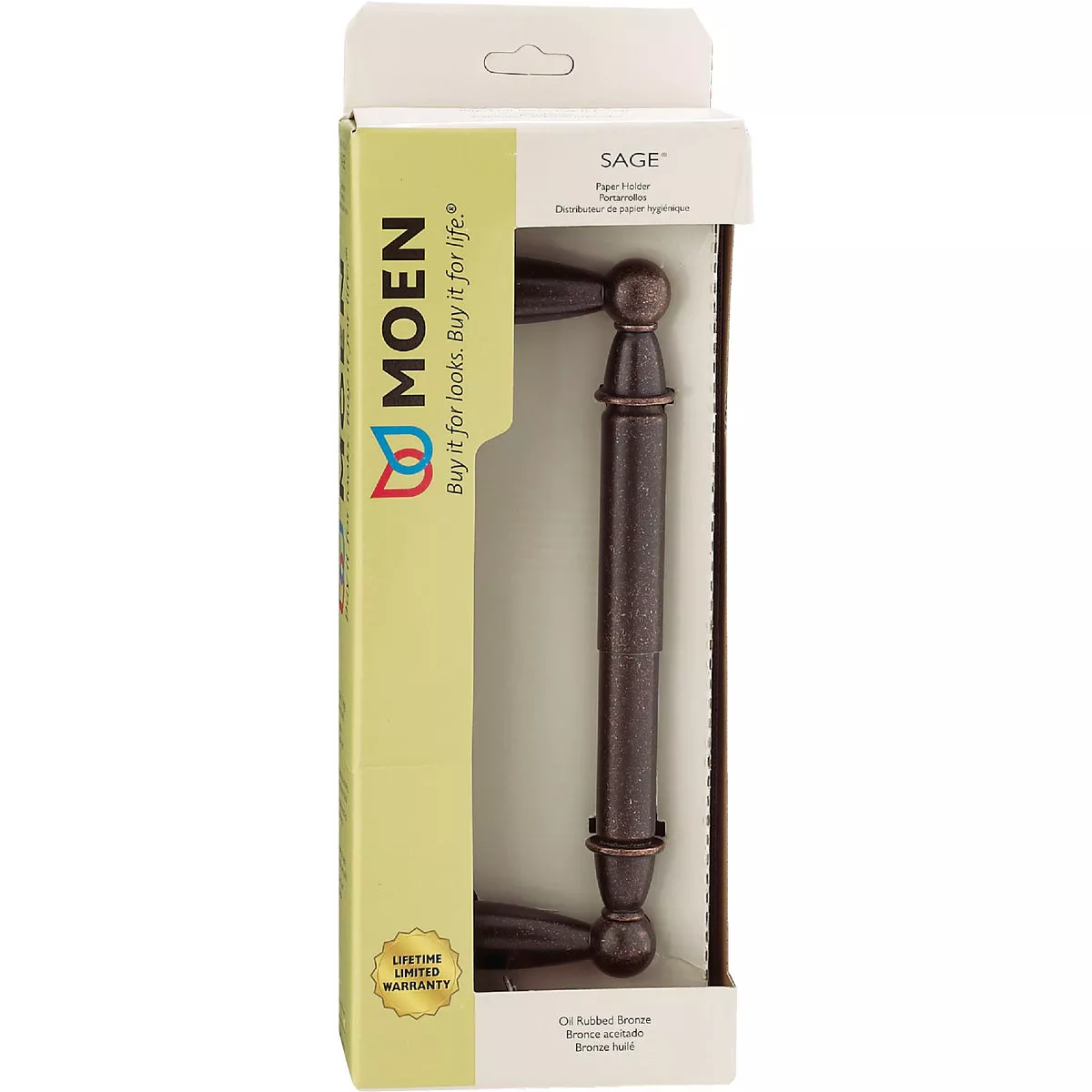 Moen Sage Wall Mount Toilet Paper Holder, Oil Rubbed Bronze - photo 3