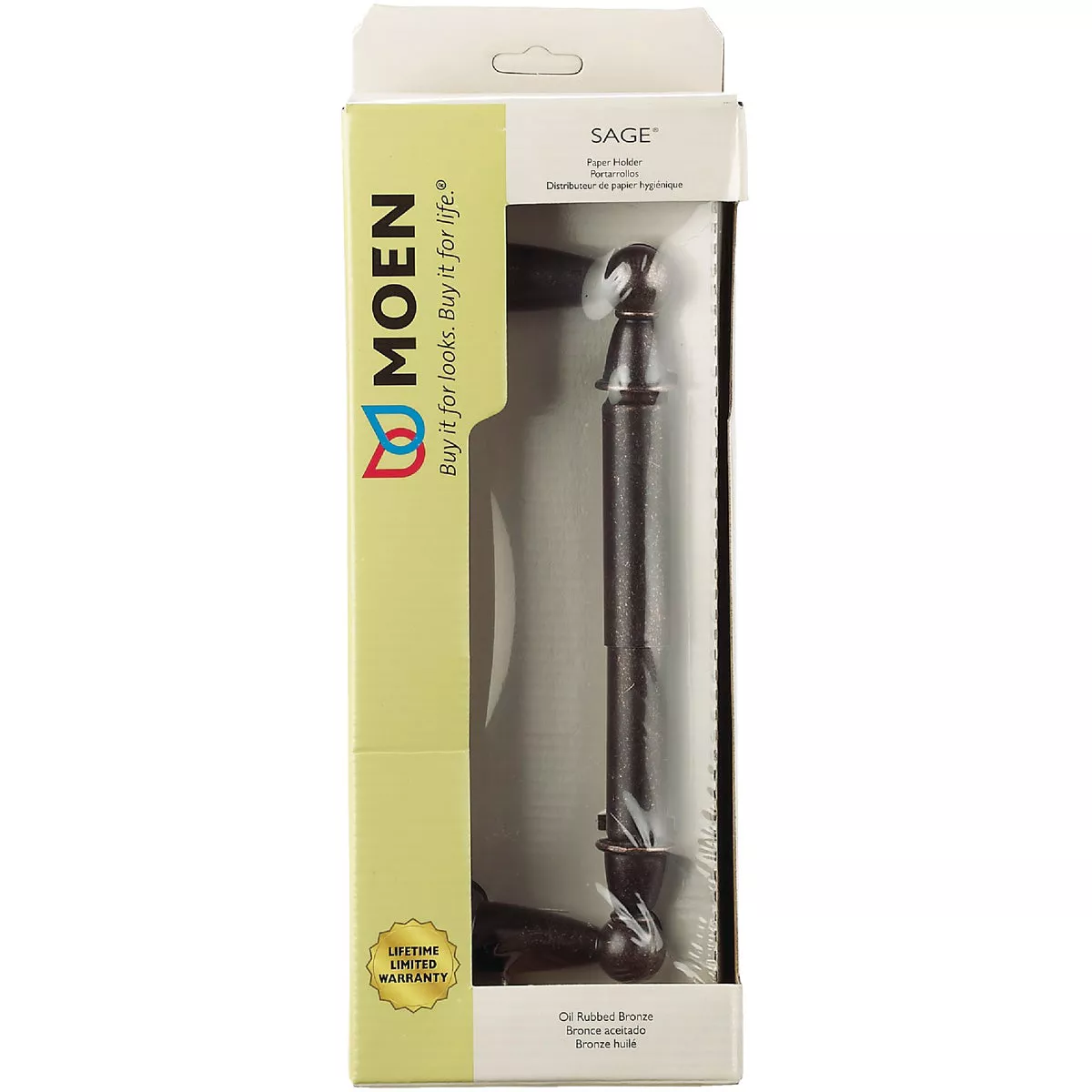 Moen Sage Wall Mount Toilet Paper Holder, Oil Rubbed Bronze - photo 4