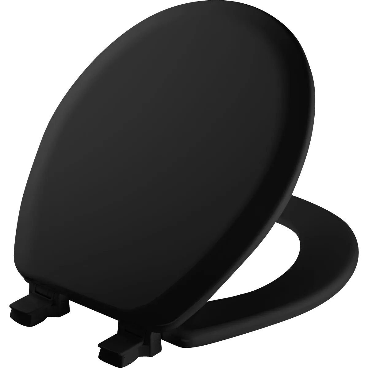 Bemis Mayfair Advantage Round Closed Front Black Wood Toilet Seat