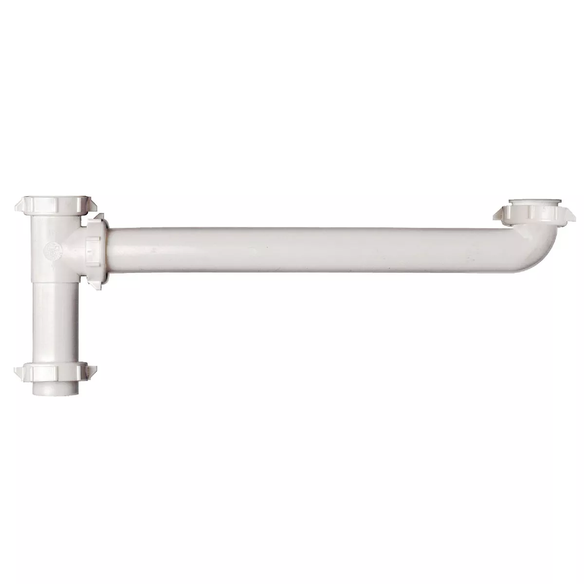 Keeney 1-1/2 In. x 16 In. White Polypropylene End Outlet Waste