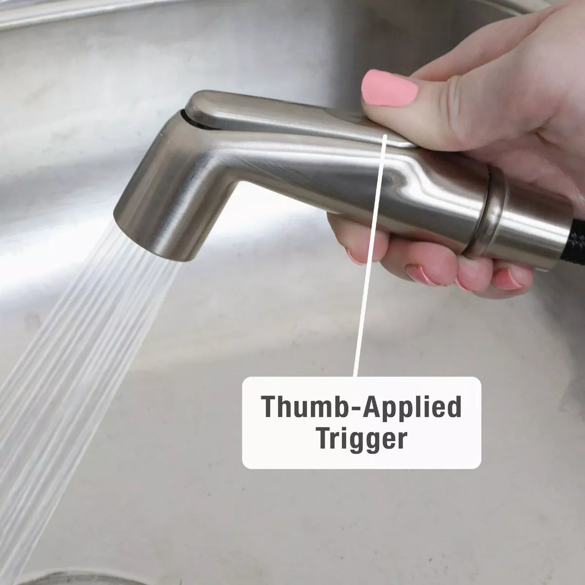 Danco Faucet Brushed Nickel Sprayer Head - photo 6