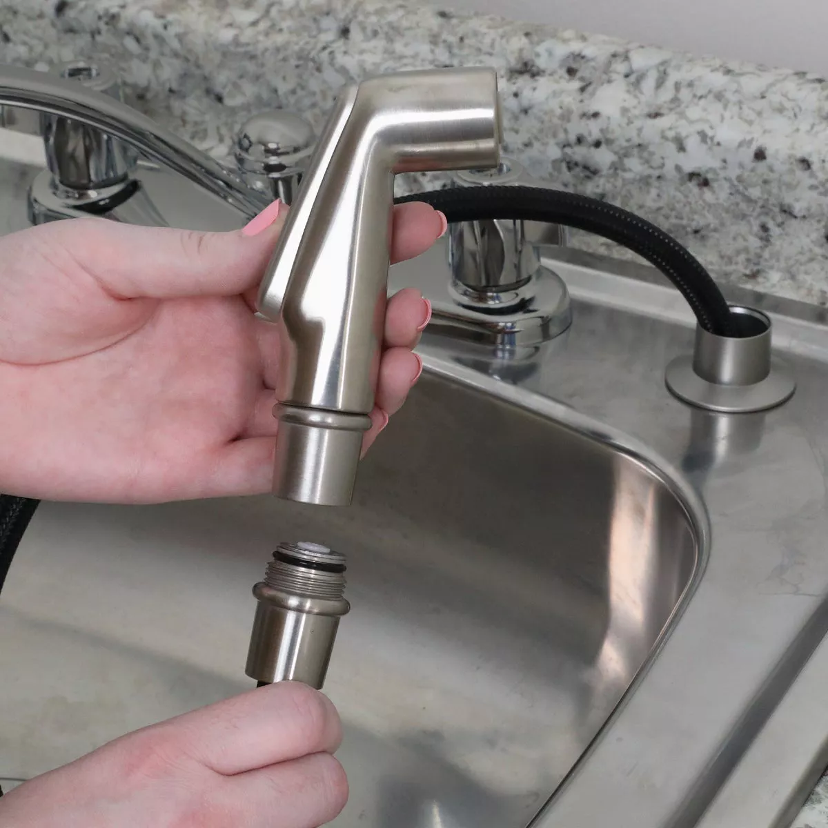 Danco Faucet Brushed Nickel Sprayer Head - photo 7