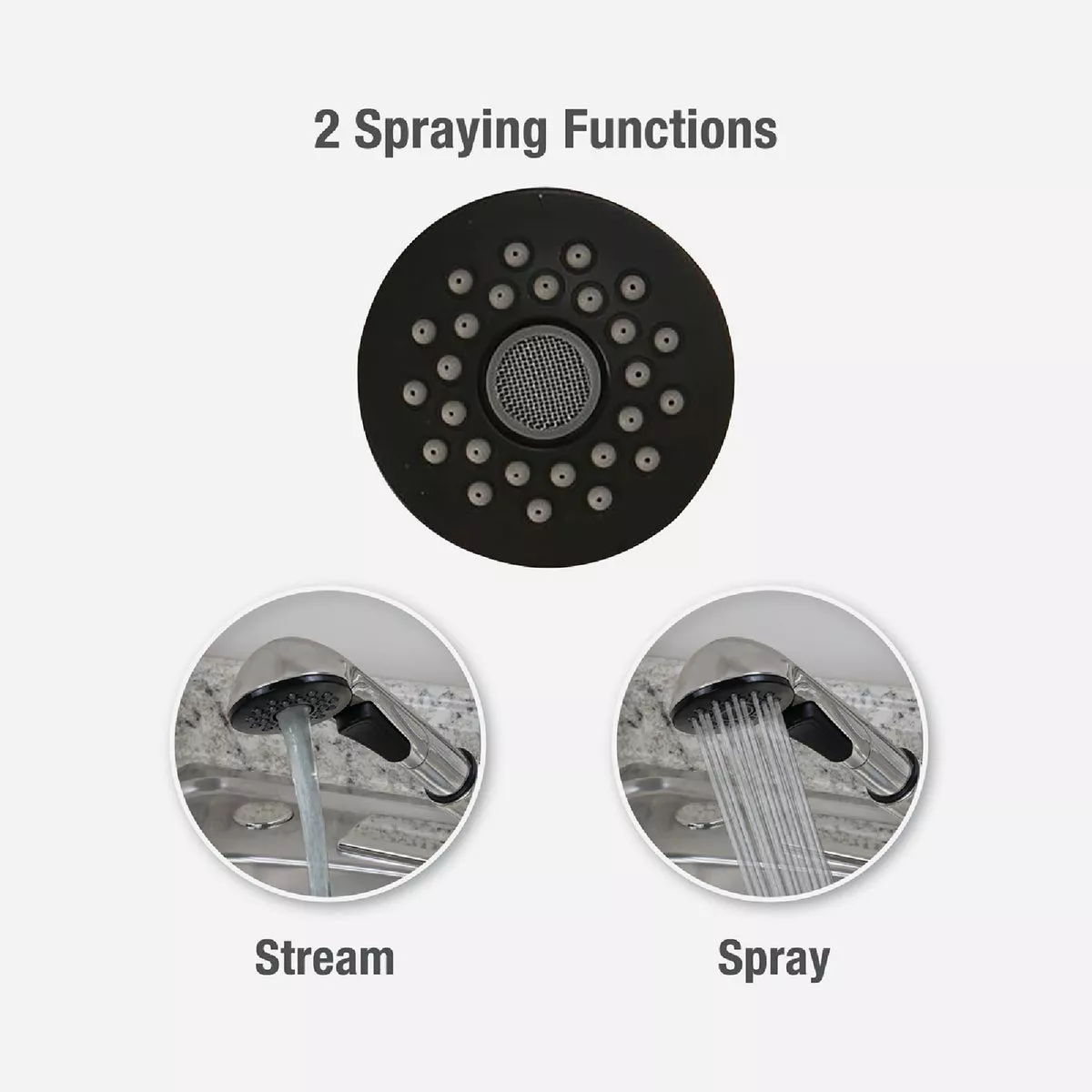 Danco Universal Fit Brushed Nickel Pull-Out Sprayer Head - photo 4