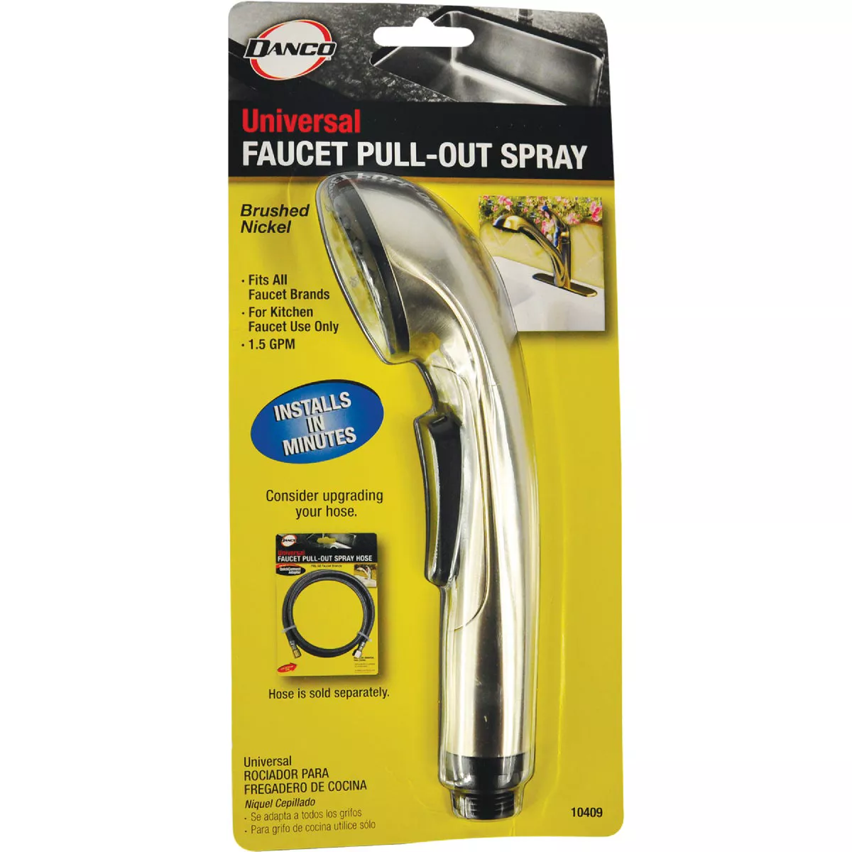 Danco Universal Fit Brushed Nickel Pull-Out Sprayer Head - photo 2