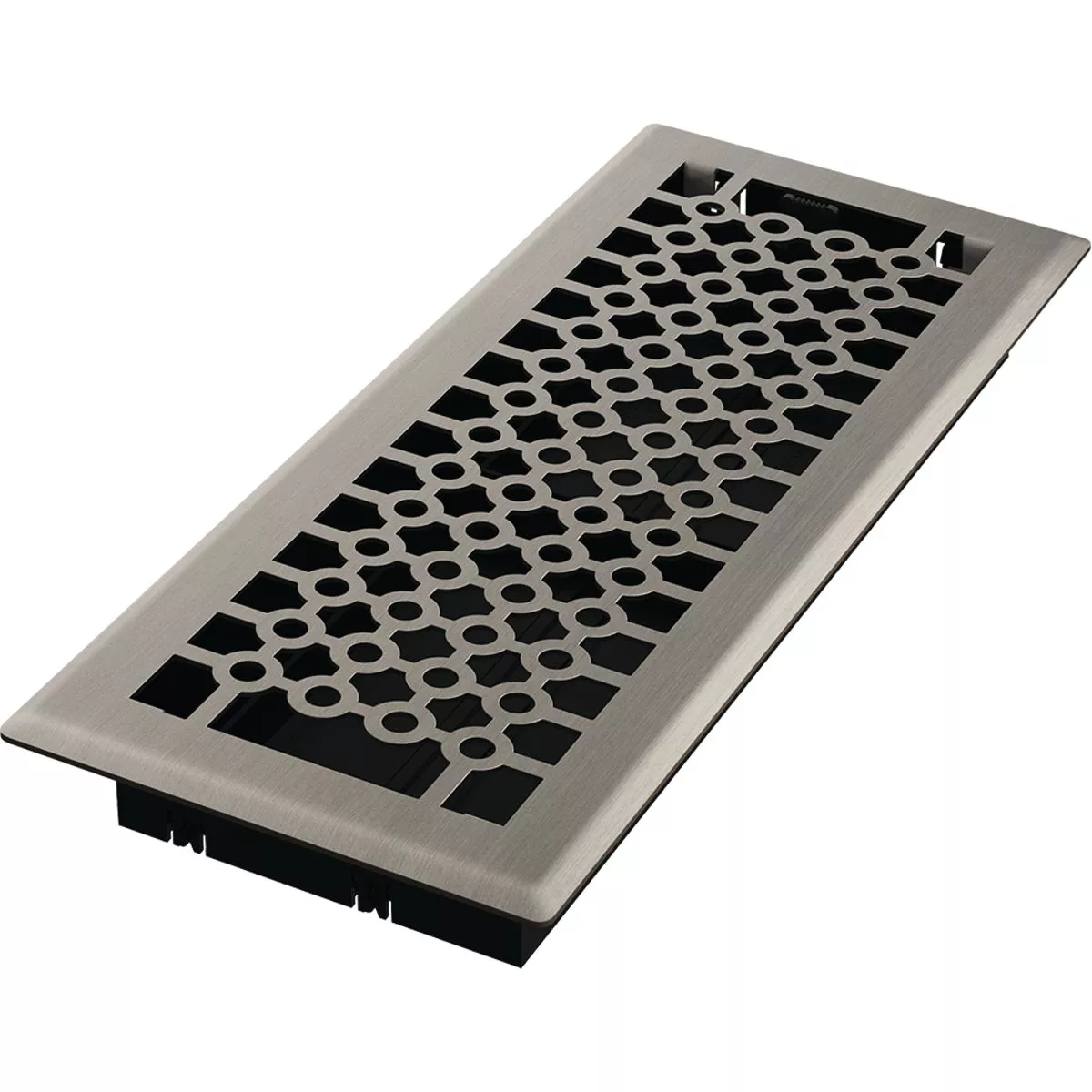 Imperial San Francisco 4 In. x 12 In. Brushed Nickel Steel Floor Register