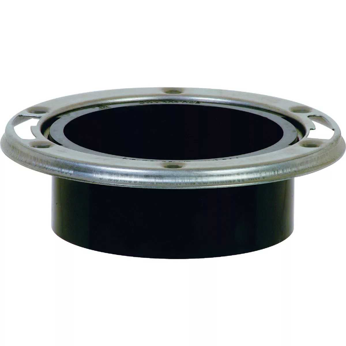 ABS 4 In. Hub Closet Flange with Stainless Steel Ring