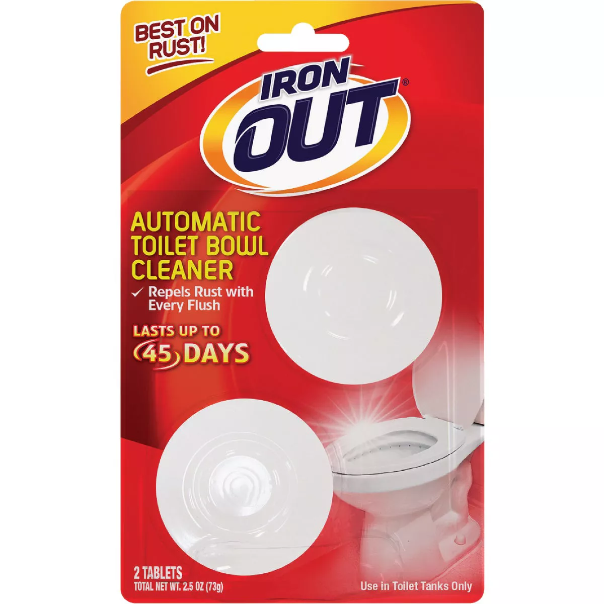 Iron Out Automatic Toilet Bowl Cleaner, 2 Use