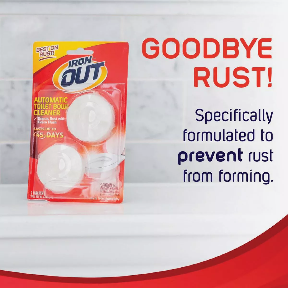 Iron Out Automatic Toilet Bowl Cleaner, 2 Use - photo 6