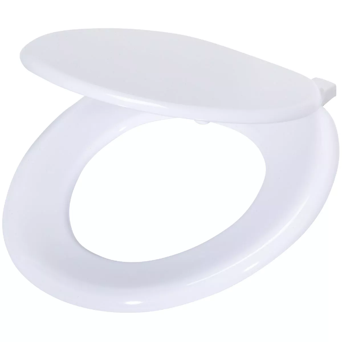 Home Impressions Round Closed Front White Wood Toilet Seat - photo 2