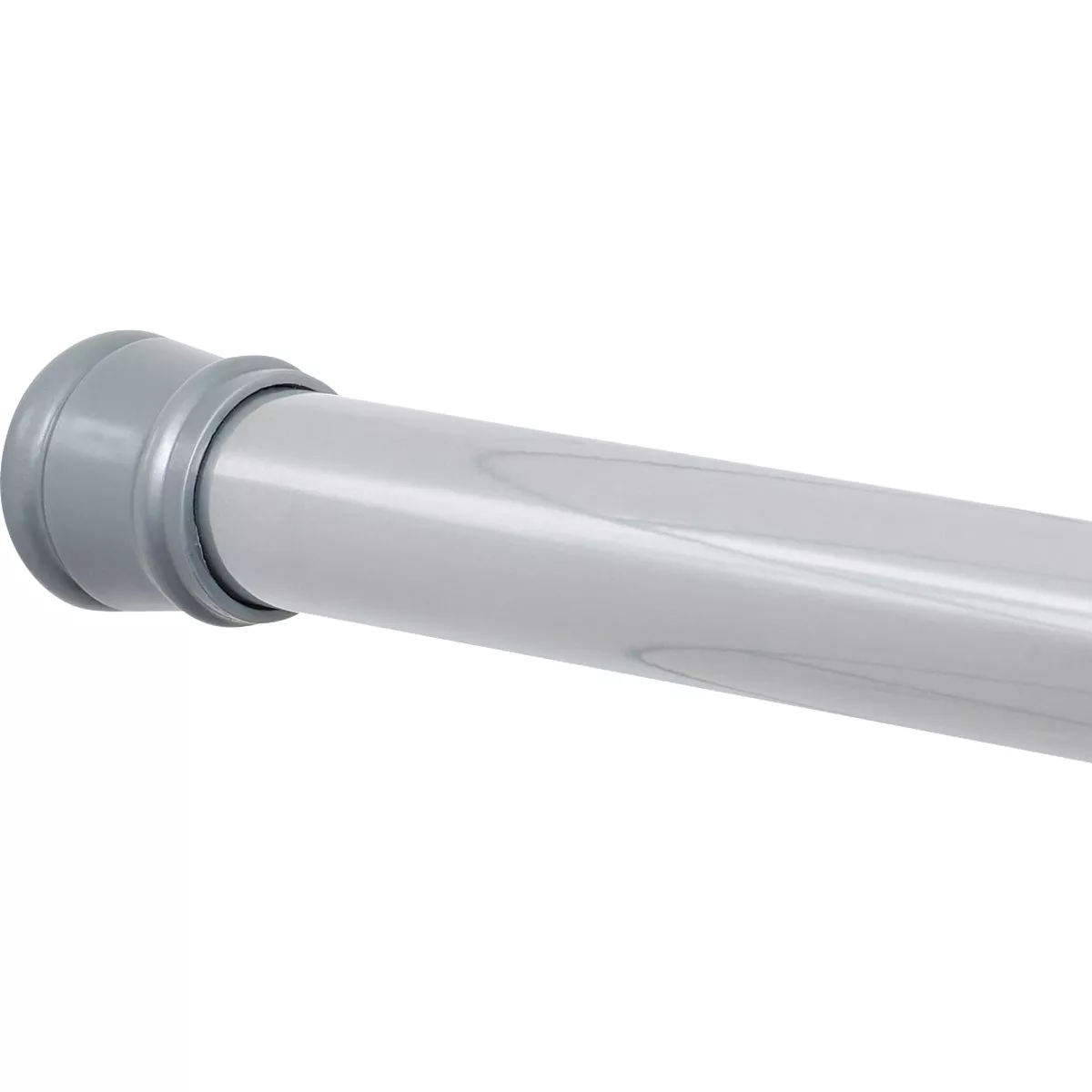 Zenith Zenna Home Straight 42 In. To 72 In. Adjustable Tension Shower Rod in Chrome