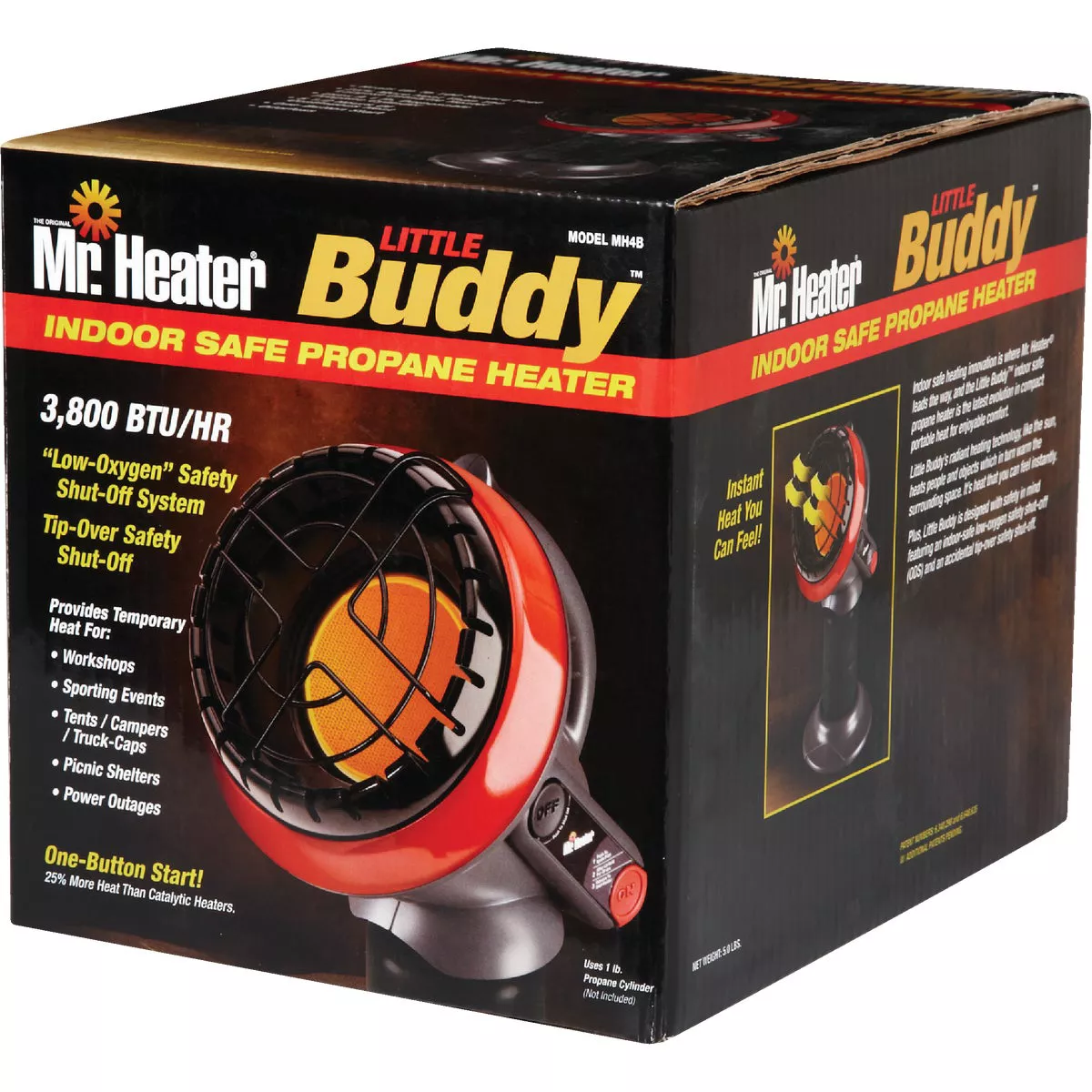 MR. HEATER Little Buddy 3800 BTU Radiant Propane Heater - photo 2