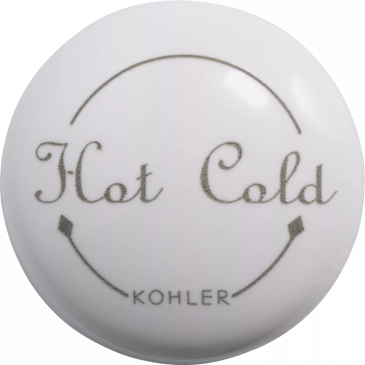 Kohler Fairfax White Single Handle Button