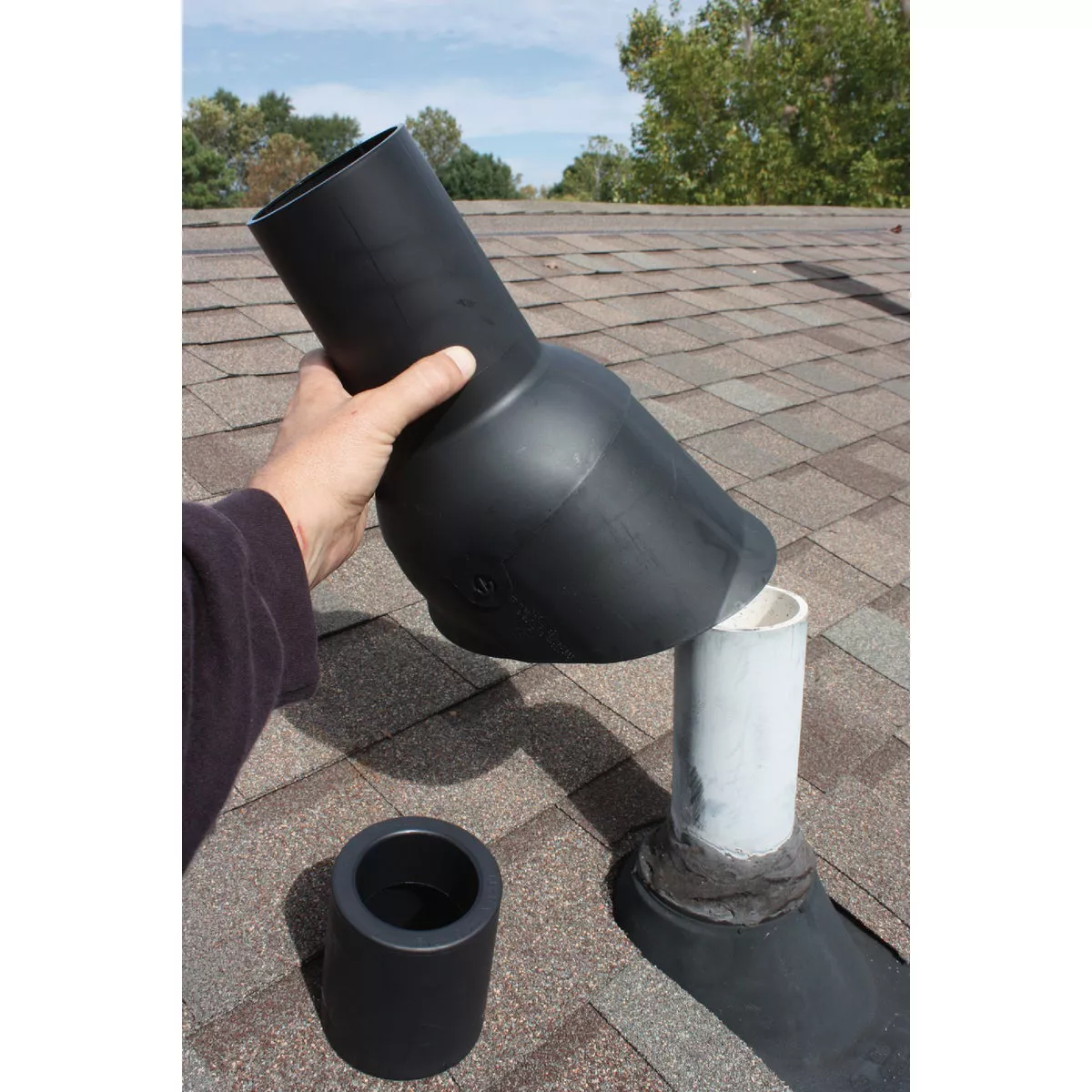 Perma-Boot 4 In. TPO Plastic Roof Pipe Flashing - photo 3