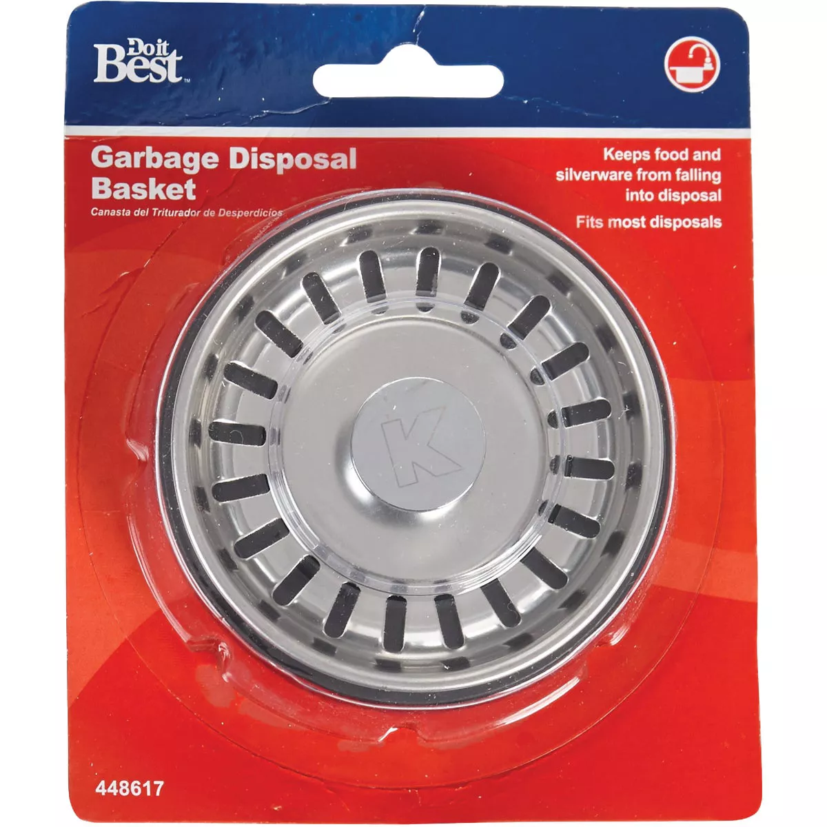 Do it Best 3.13 In. Dia Chrome-Plated Steel Disposer Strainer and Stopper - photo 2