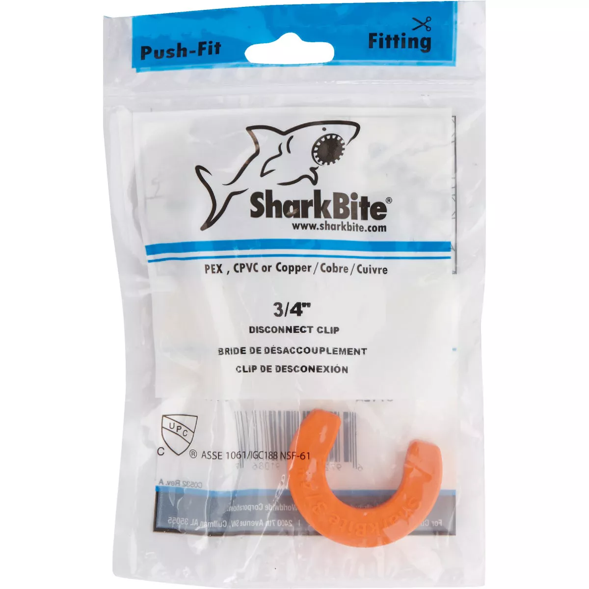 SharkBite 3/4 In. Plastic Disconnect Clip - photo 2