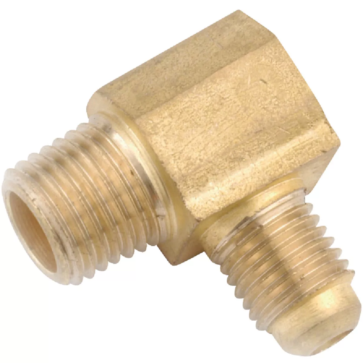 Anderson Metals 1/2 In. x 3/8 In. Male 90 Deg. Flare Brass Elbow (1/4 Bend)