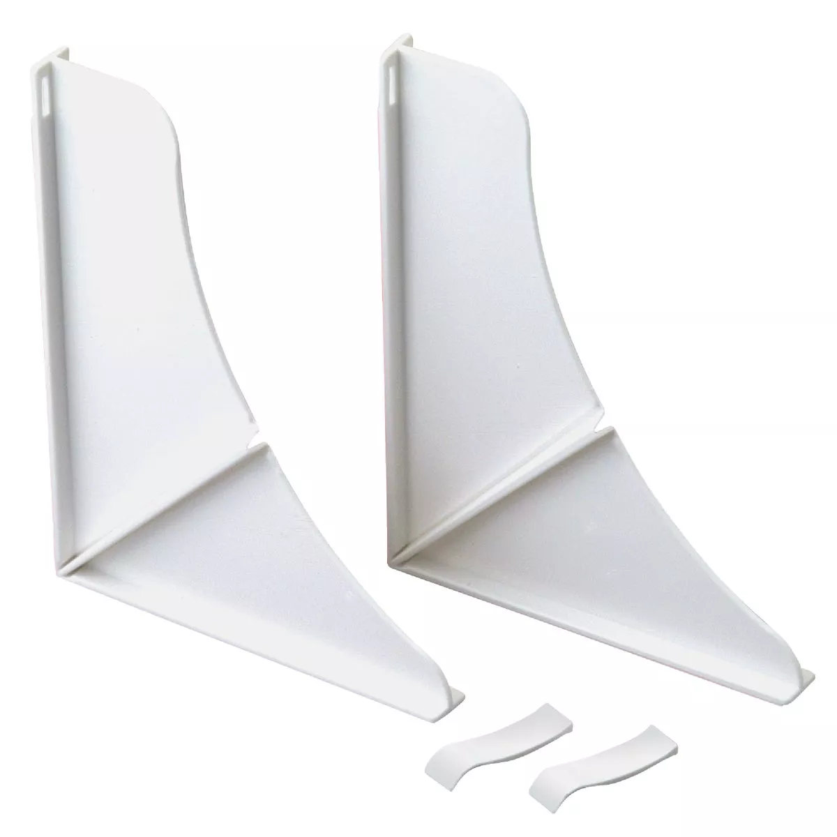 Peerless White Shower Splash Guard (2-Pack)