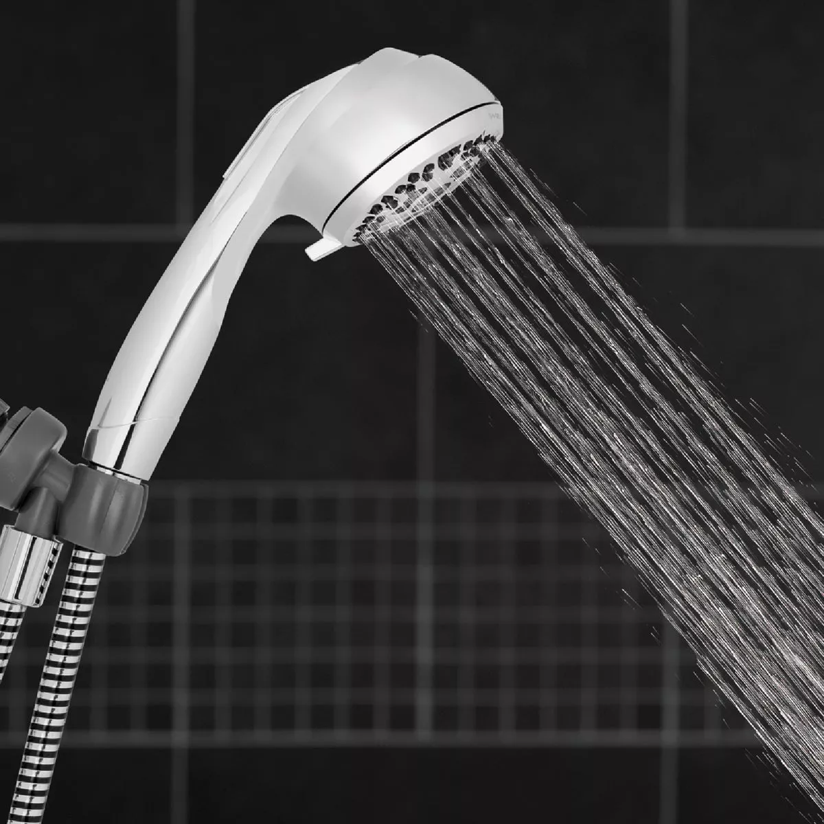 Waterpik HeightSelect Adjustable Height 7-Spray 1.8 GPM Handheld Shower, Chrome - photo 7