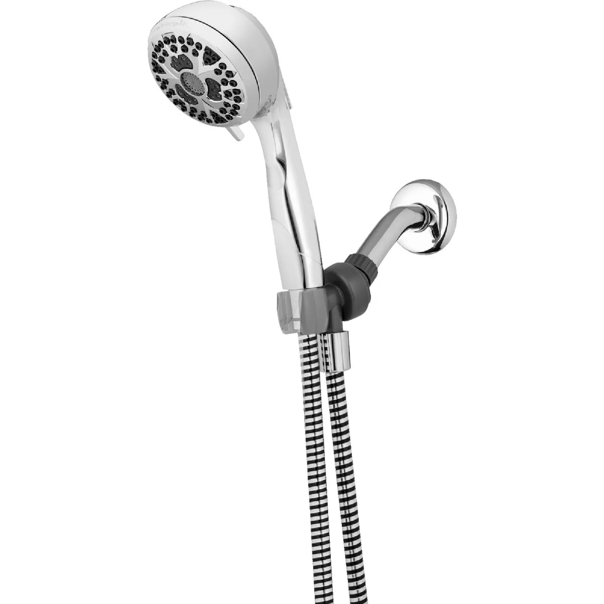 Waterpik HeightSelect Adjustable Height 7-Spray 1.8 GPM Handheld Shower, Chrome - photo 2