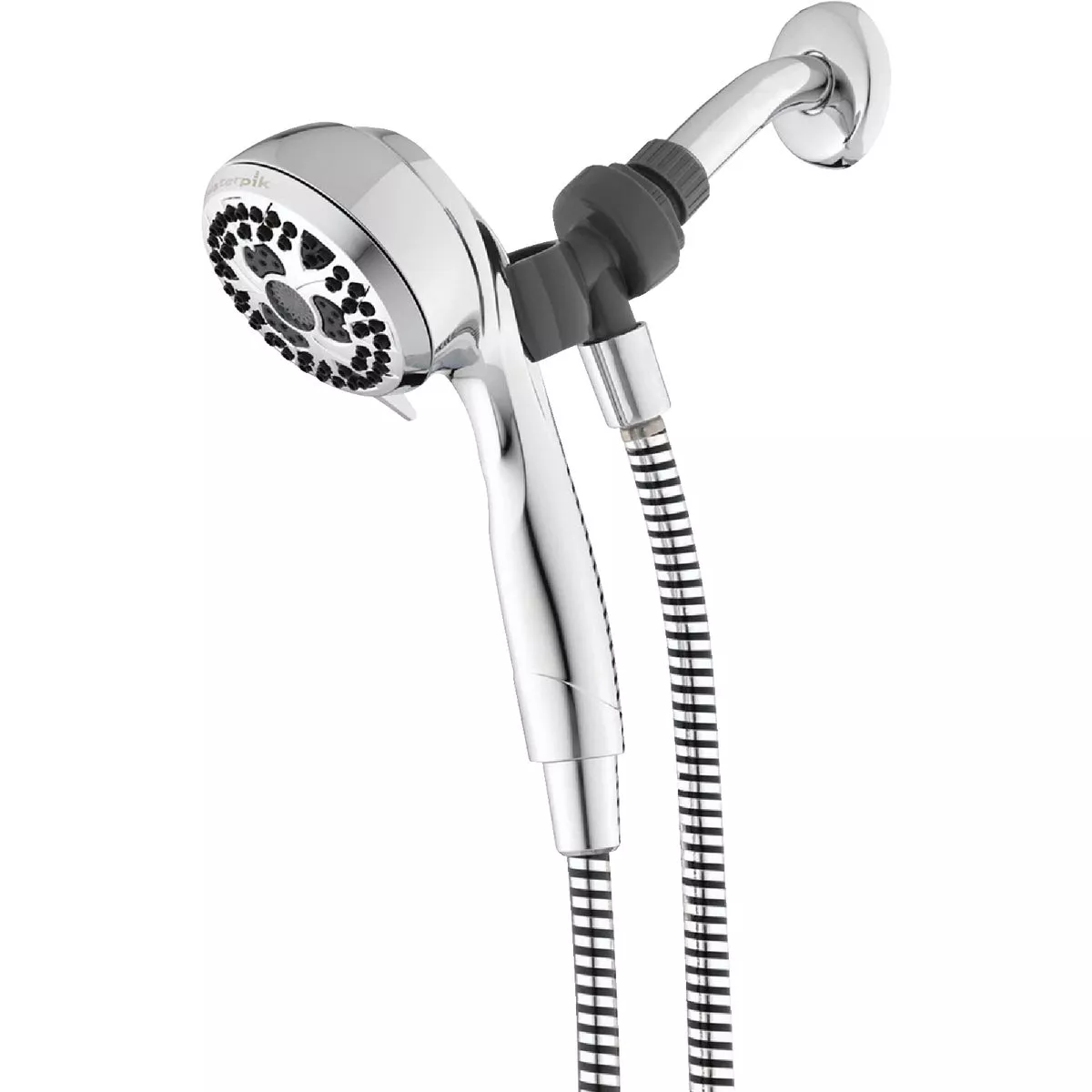 Waterpik HeightSelect Adjustable Height 7-Spray 1.8 GPM Handheld Shower, Chrome - photo 3