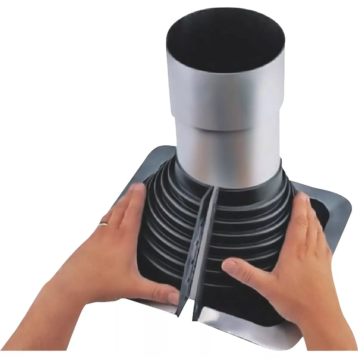 Oatey Retro Master 1/4 In. to 4 In. EDPM Roof Pipe Flashing Boot - photo 2