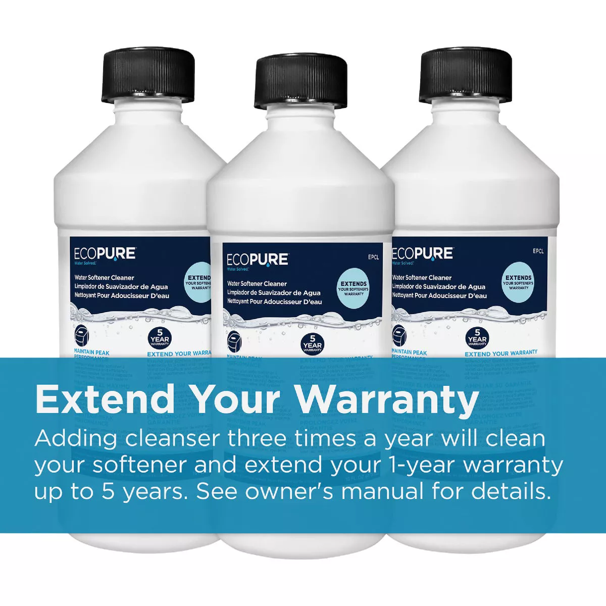 EcoPure 16 Oz. Liquid Water Softener Cleaner - photo 3