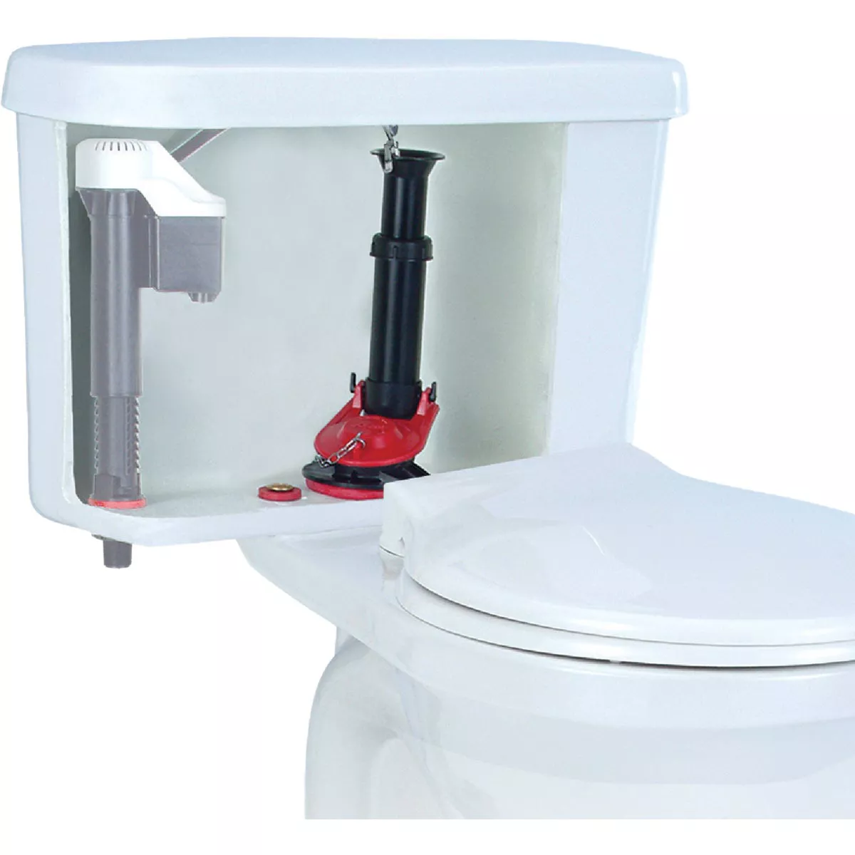 Korky 3 to 5 GPF Flush Valve and Tank To Bowl Gasket Kit - photo 3