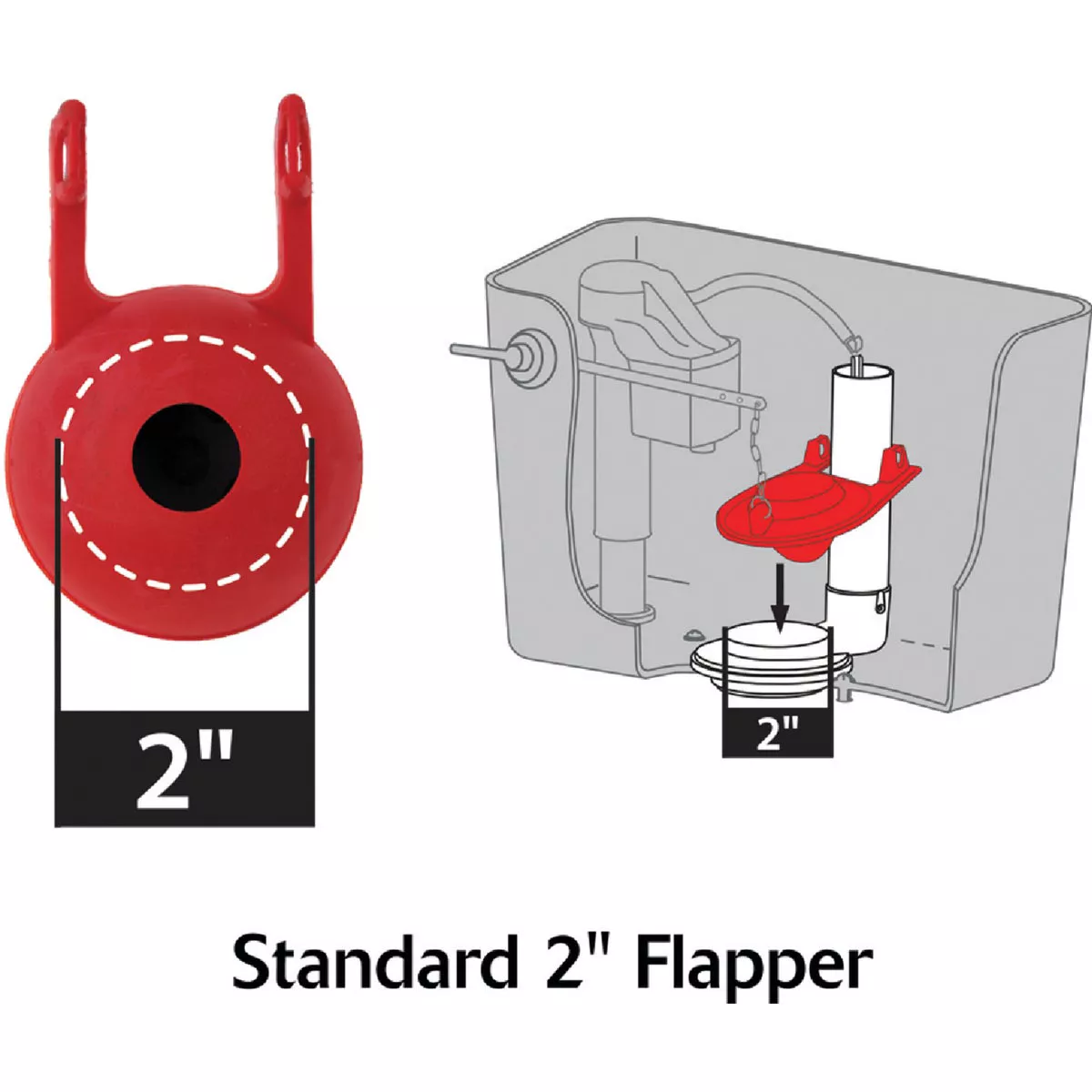 Korky Kohler Rubber Flush Ball Toilet Flapper - photo 3
