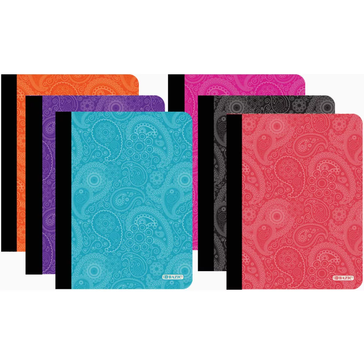 Bazic Products College Ruled 100 Ct. Paisley Composition Book