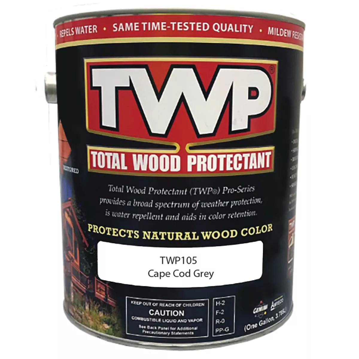 TWP 100 Pro Series Wood Protectant-Cape Cod Gray 1G