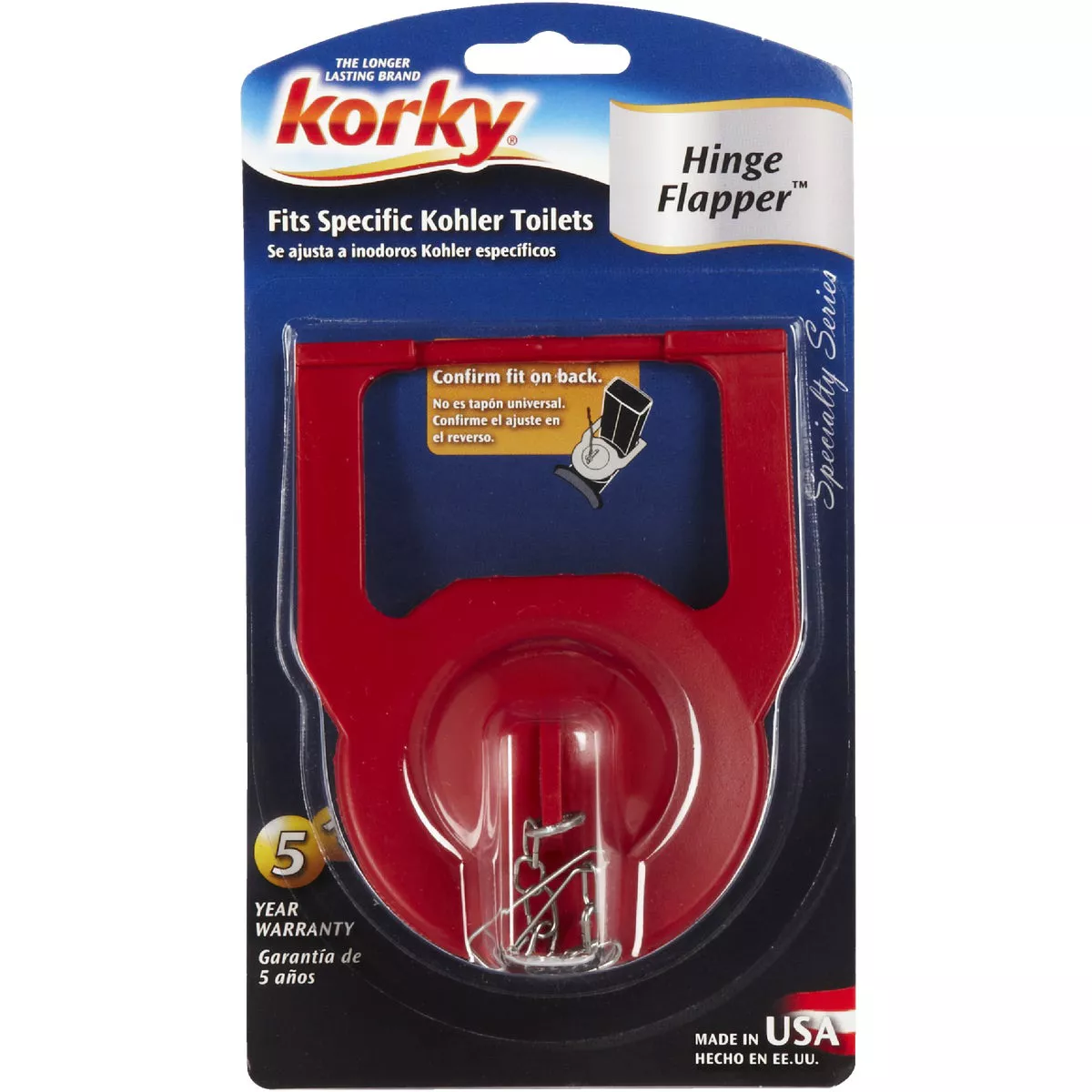 Korky Kohler Rubber Hinge Toilet Flapper for 1-Pc. Toilet - photo 2
