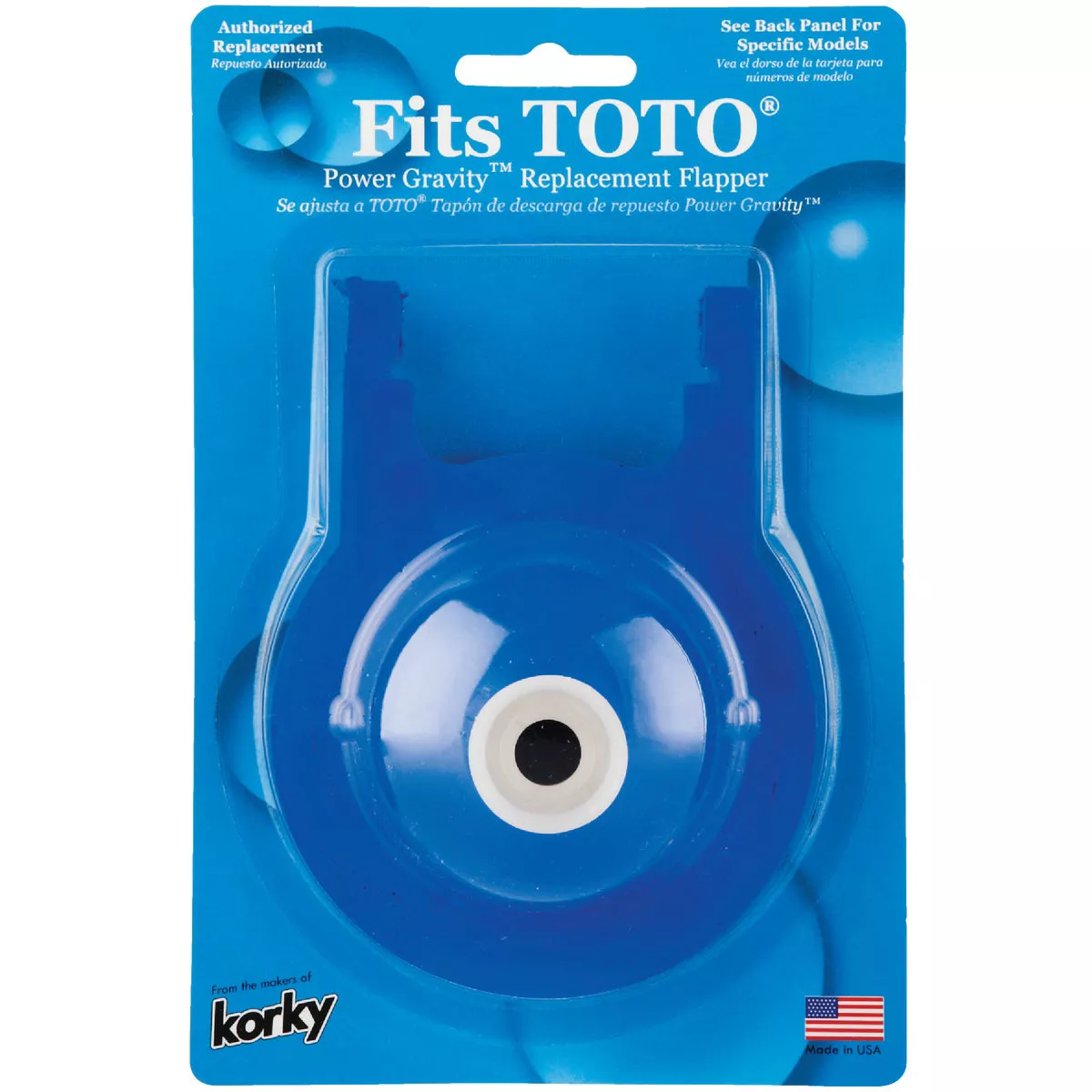 Korky TOTO Power Gravity Rubber Flapper | True Value Hardware