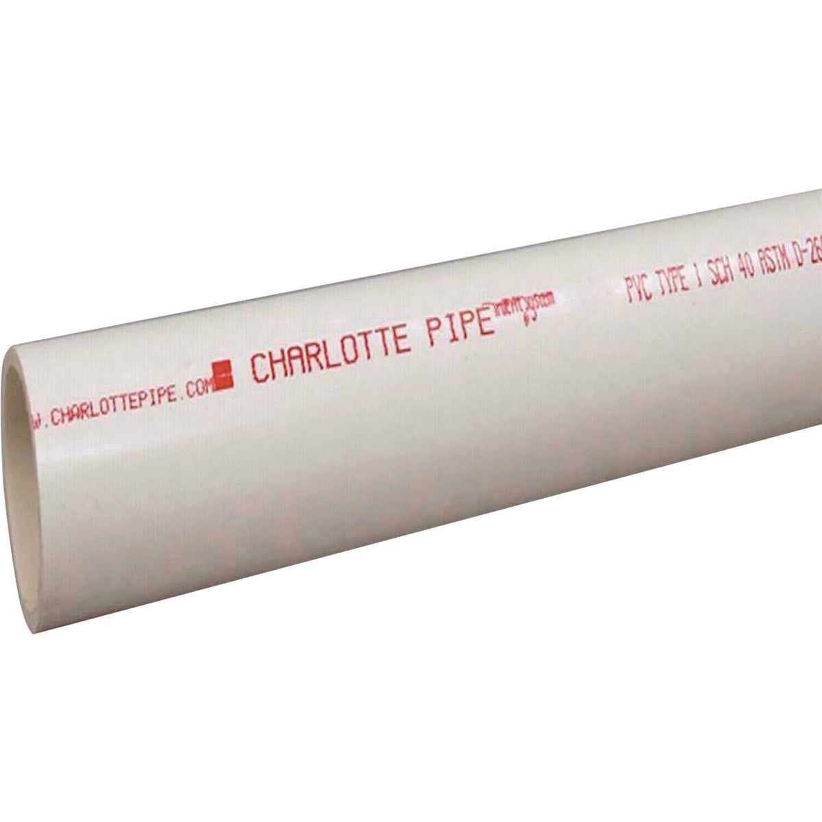 Charlotte Pipe 6 In. x 20 Ft. Schedule 40 PVC DWV/Pressure Dual Rated