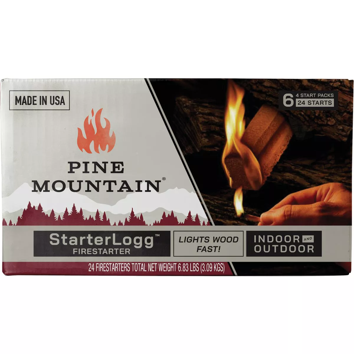 Pine Mountain StarterLogg Indoor/Outdoor Fire Starter (24-Pack) - photo 2