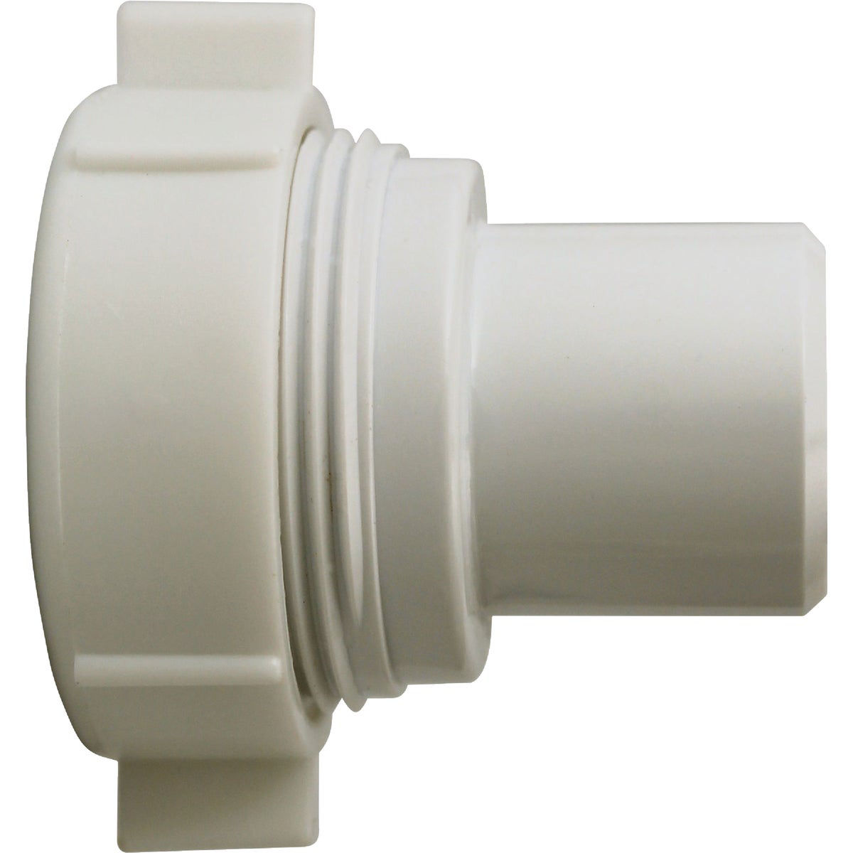 Do it Best 11/2 In. x 11/4 In. White PVC SlipJoint Reducer Coupling