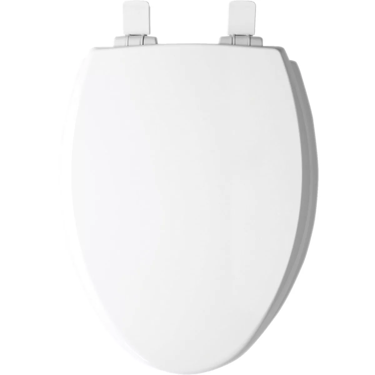Bemis Mayfair Kendall Elongated Closed Front WhisperClose White Enameled Wood Toilet Seat