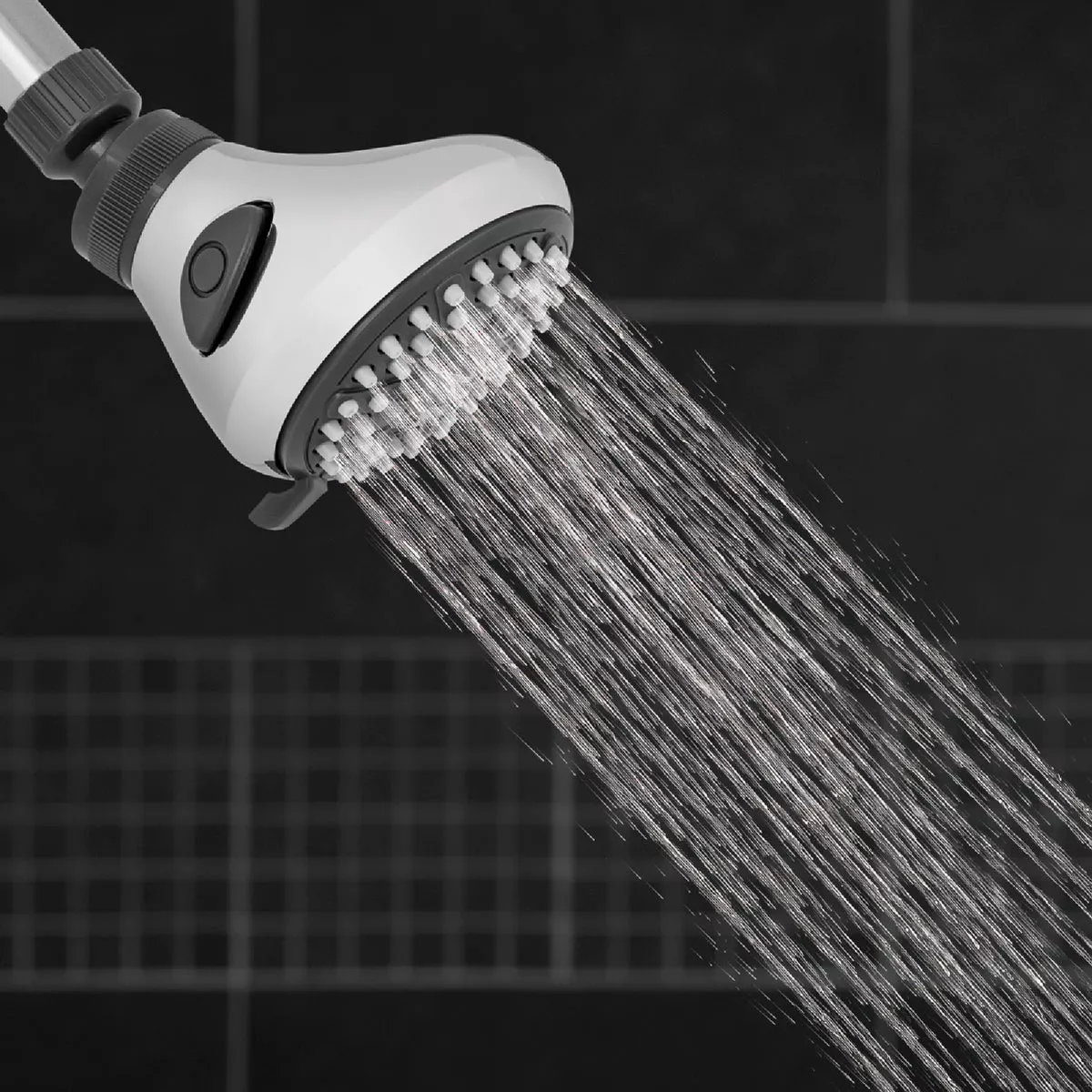 Waterpik EcoFlow 4-Spray 1.6 GPM Fixed Shower Head, Chrome - photo 5