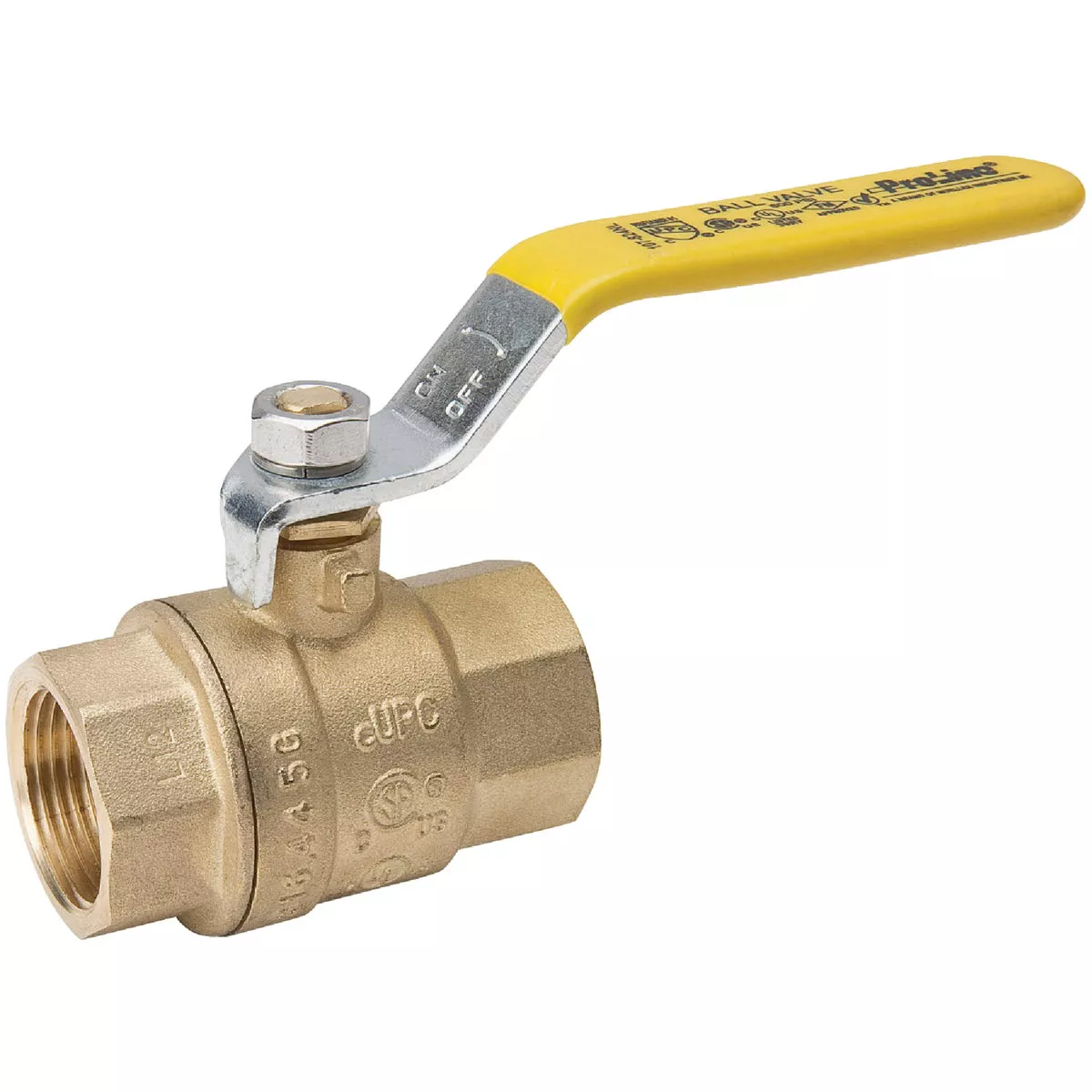 ProLine 1/2 In. FIP x 1/2 In. FIP Brass Tee Handle Ball Valve