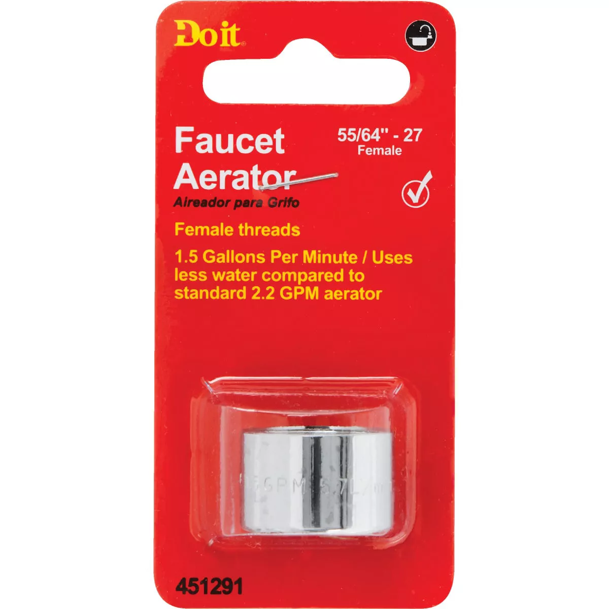 Do it 1.5 GPM Female Thread Water Saver Aerator - photo 2