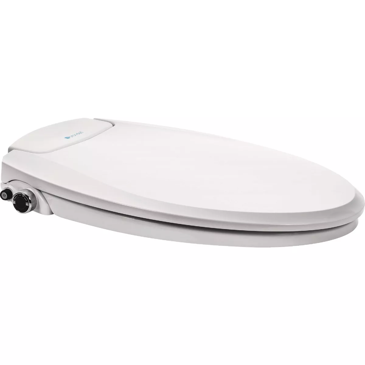 Brondell EcoSeat Round White Bidet Seat with Adjustable Pressure