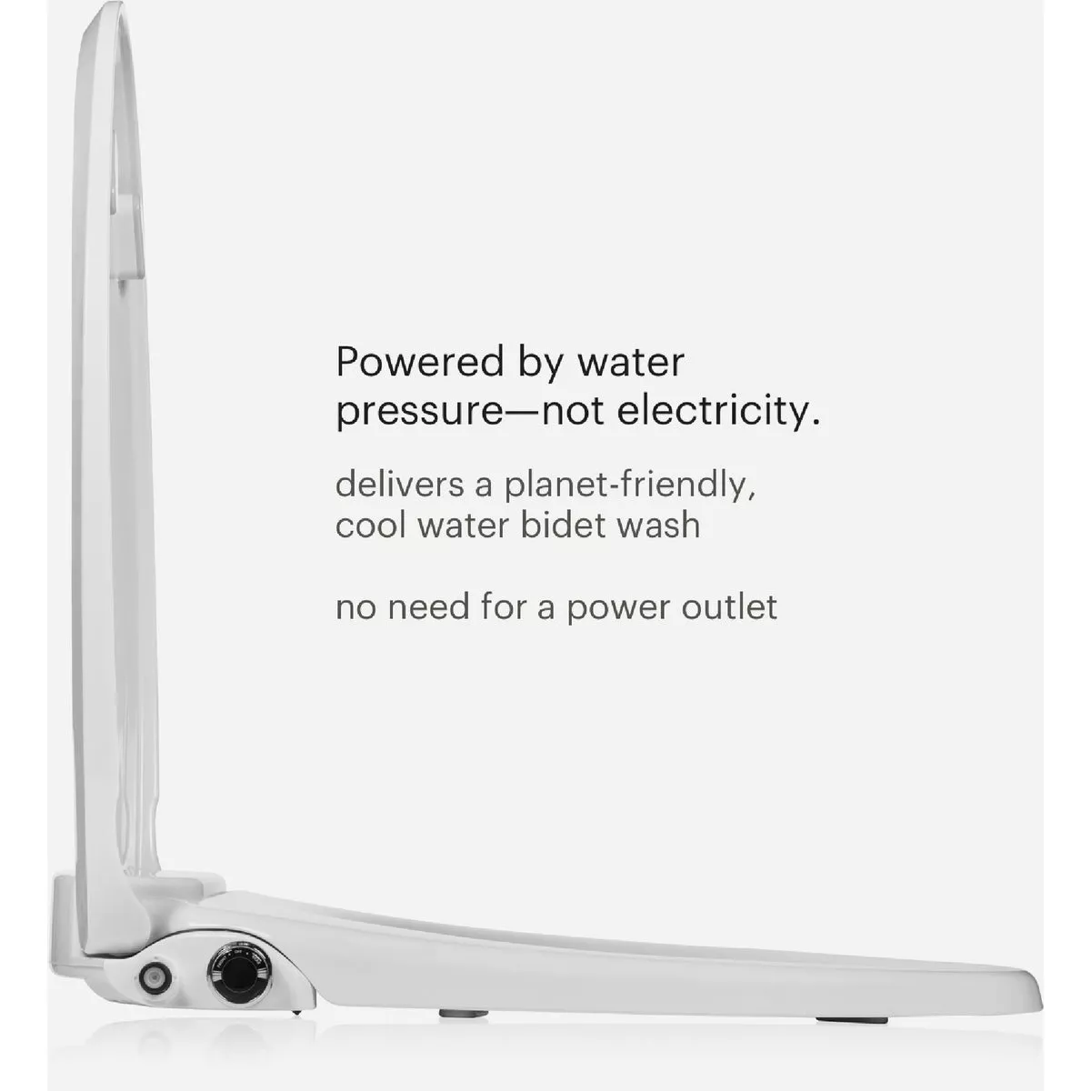 Brondell EcoSeat Round White Bidet Seat with Adjustable Pressure - photo 9