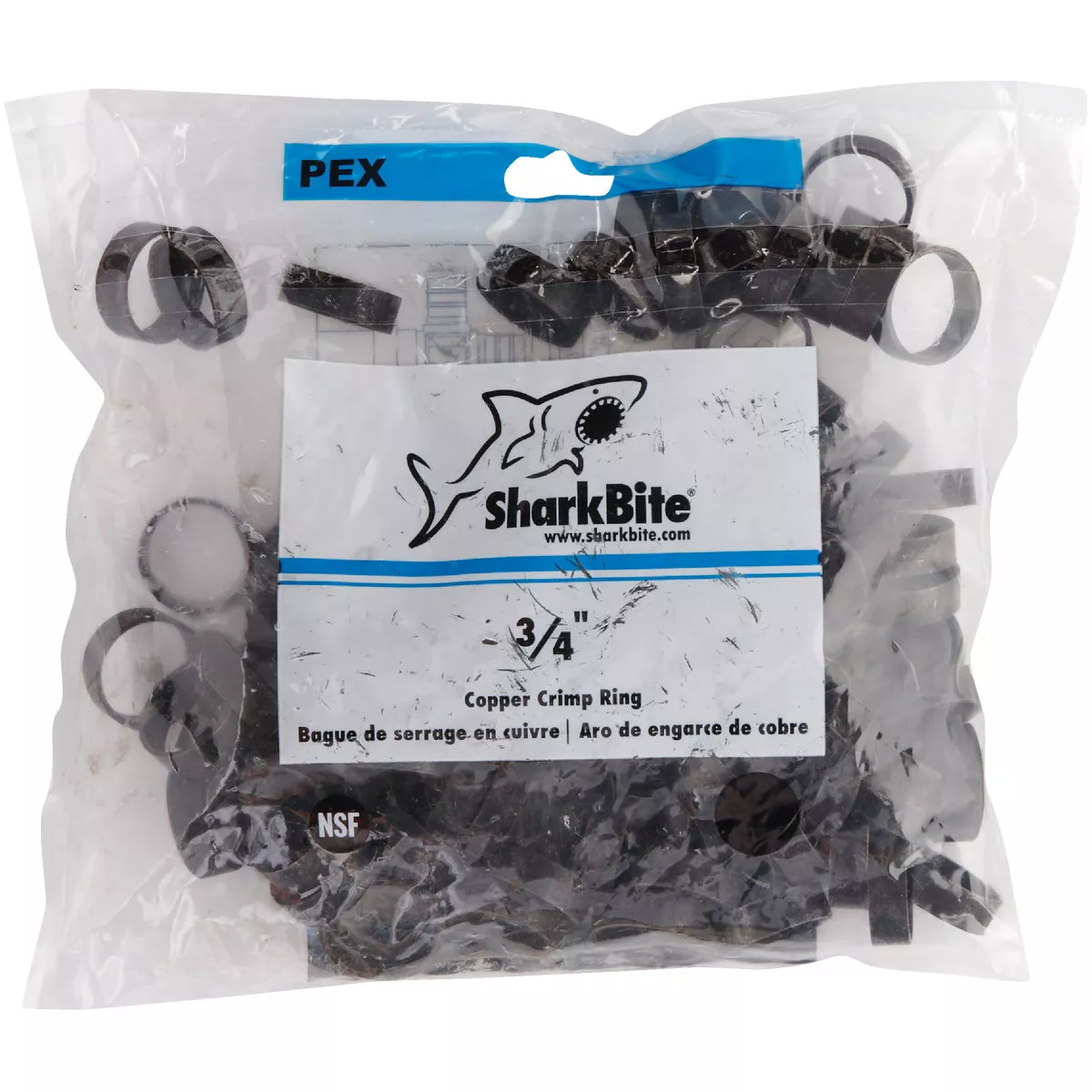 SharkBite 3/4 In. Copper PEX Crimp Ring (100-Pack) - photo 2