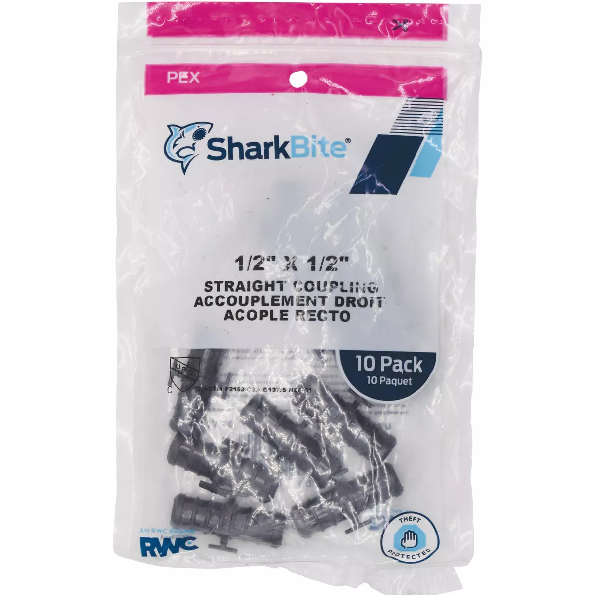 SharkBite 1/2 In. Barb Poly-Alloy PEX Test Plug (10-Pack) - photo 2
