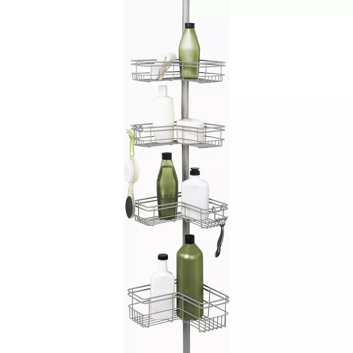 Zenith Zenna Home Metal 12 In. x 97 In. Shower Caddy - photo 4