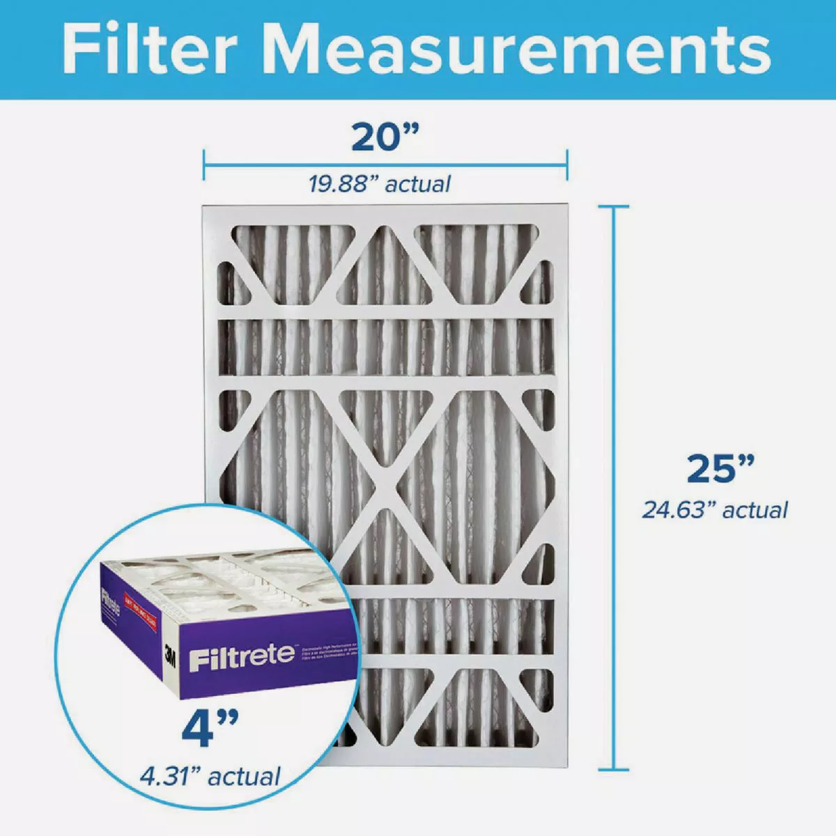 Filtrete Ultra Allergen Reduction Deep Pleat Filter, 20 In. x 25 In. x 4 In. - photo 6
