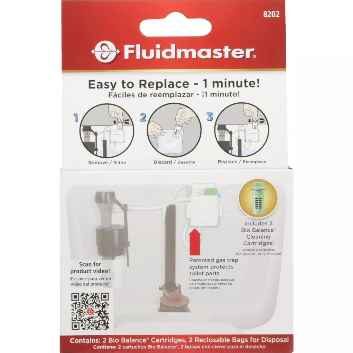 Fluidmaster Flush 'n Sparkle Septic Tank Care Toilet Cartridge (2-Pack) - photo 3