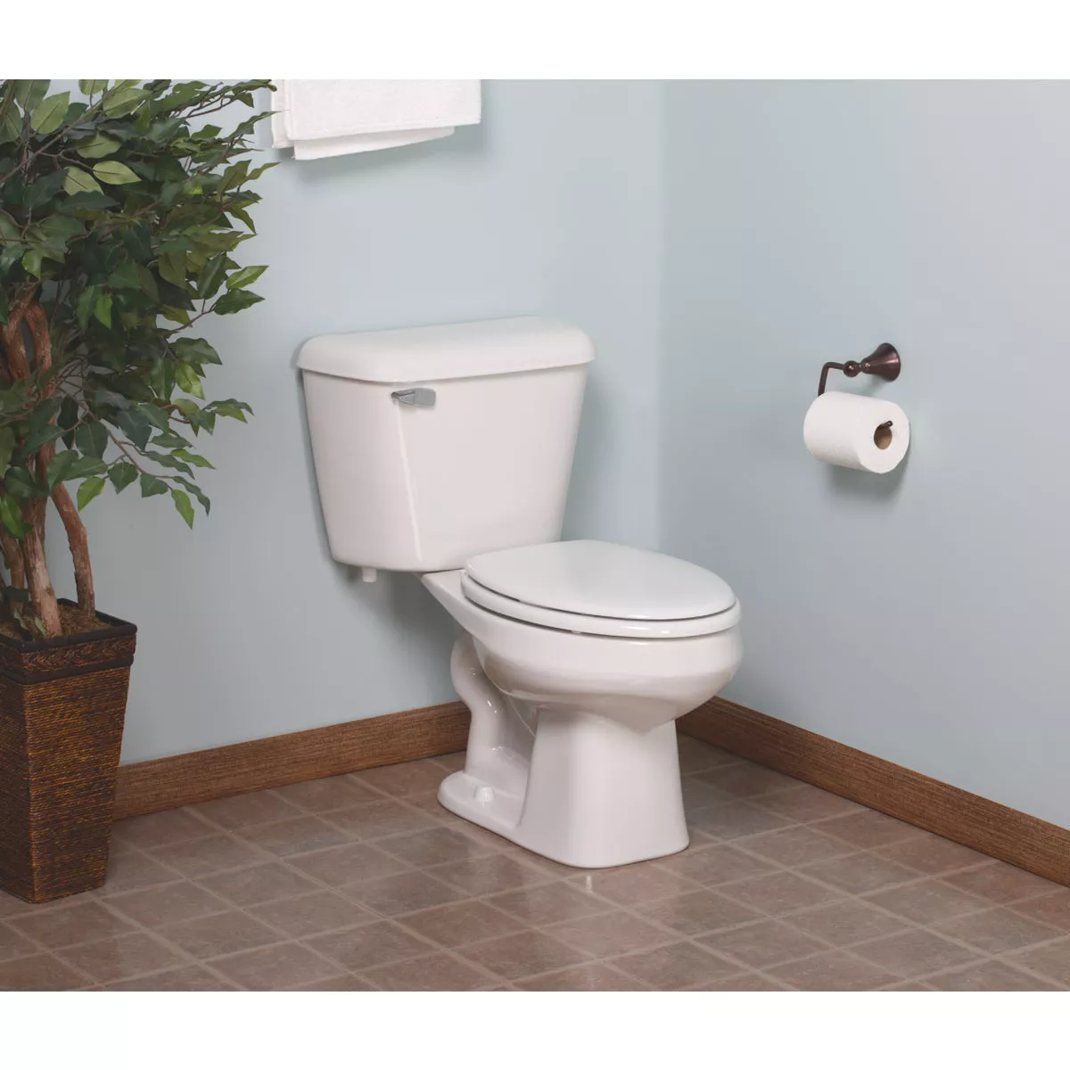 Mansfield Alto White Vitreous China 1.6 GPF Toilet Tank - photo 2