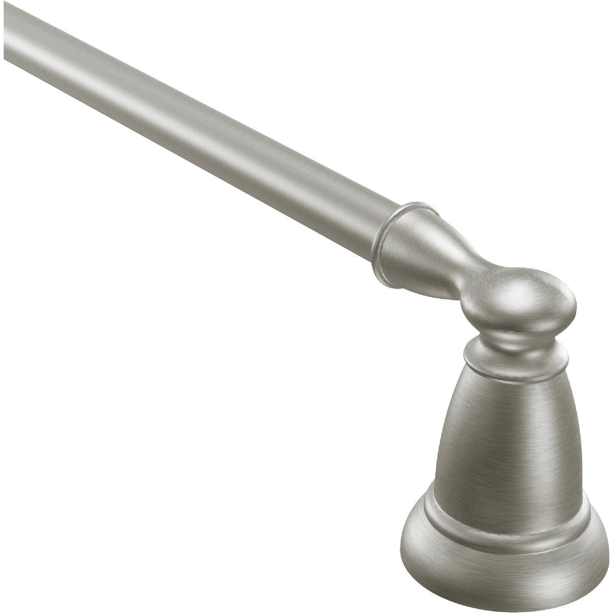 MOEN Banbury 4-Piece Bath Hardware Set With 24 In Towel Bar Toilet Paper Holder In Brushed Nickel Tbanbury 4p24bn