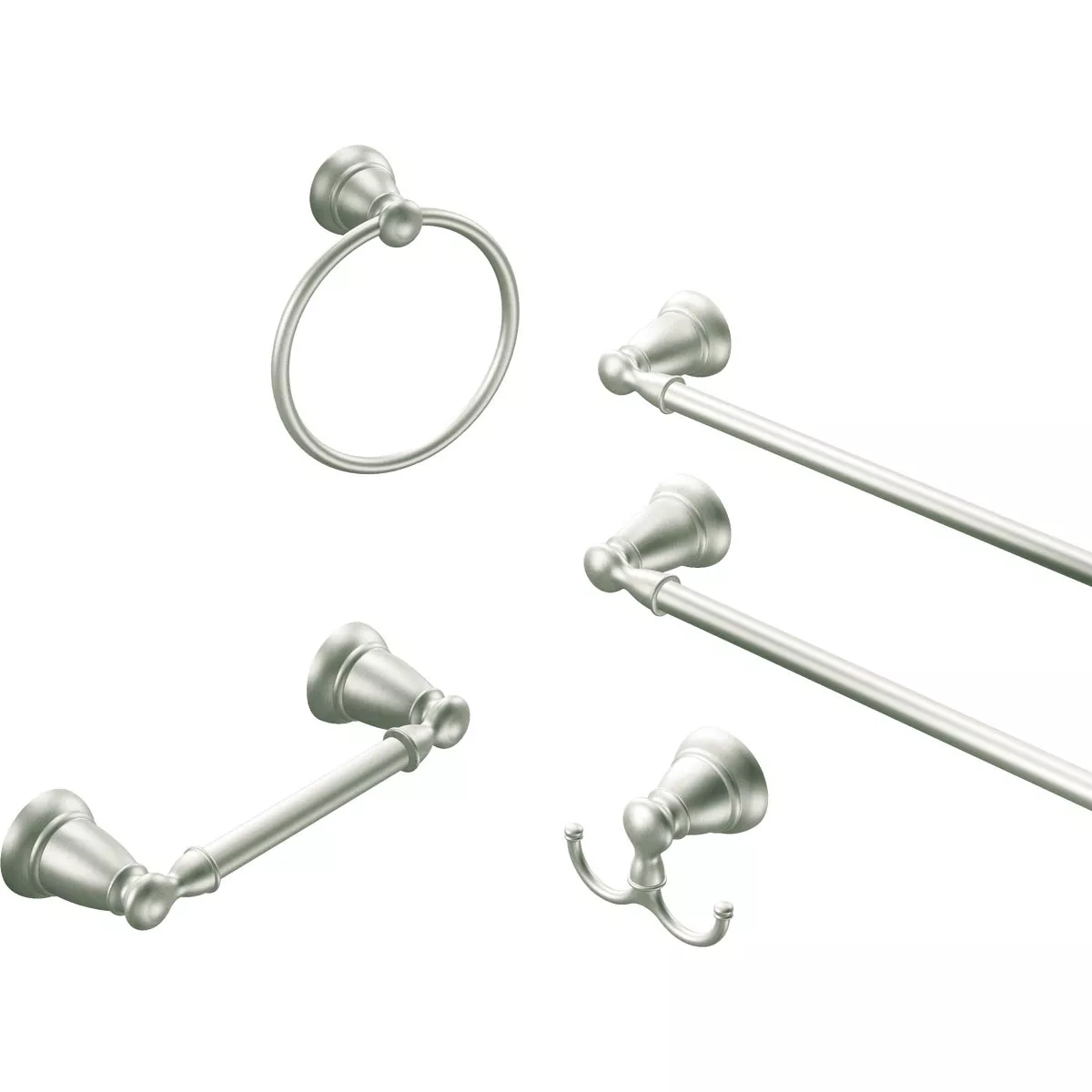 Moen Banbury 6 In. Towel Ring, Brushed Nickel - photo 2
