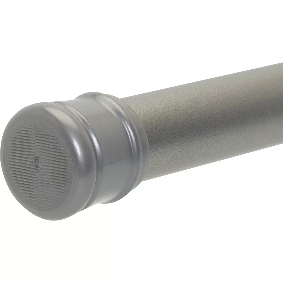 Zenith Zenna Home Straight 41 In. To 72 In. Adjustable Tension Shower Rod in Brushed Chrome - photo 3